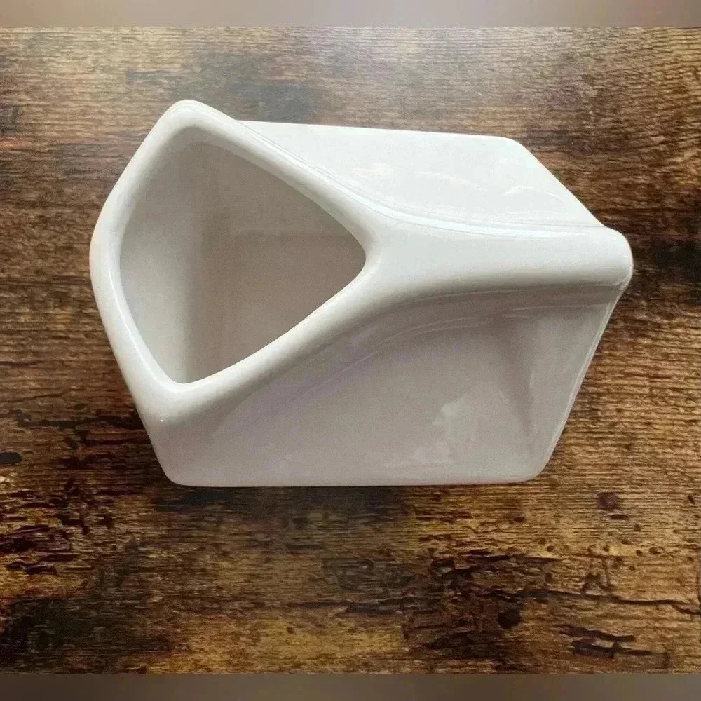 Storehouse | Modern ceramic white, cream and sugar set/2 pieces